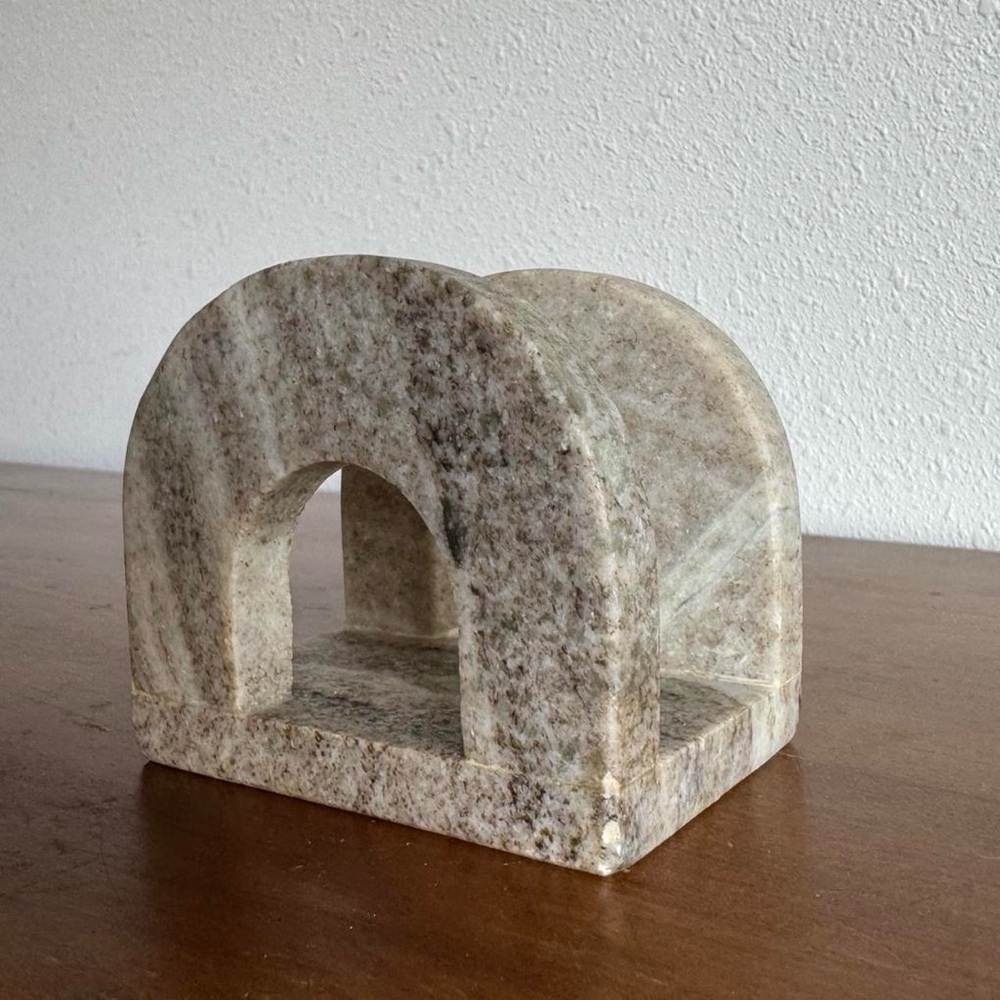 Marble Sponge Holder, Stone Napkin Holder